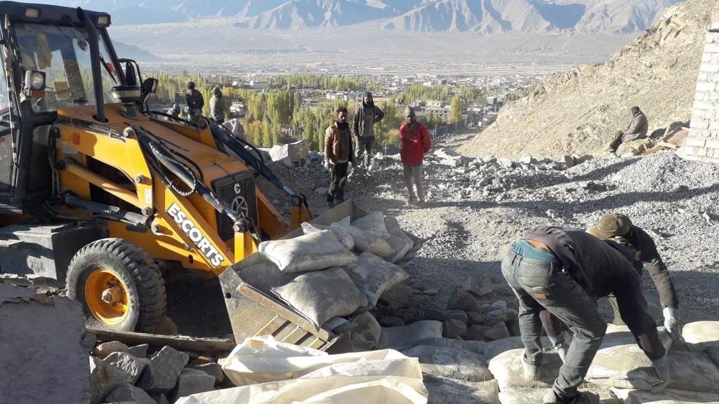 Construction work at Skara